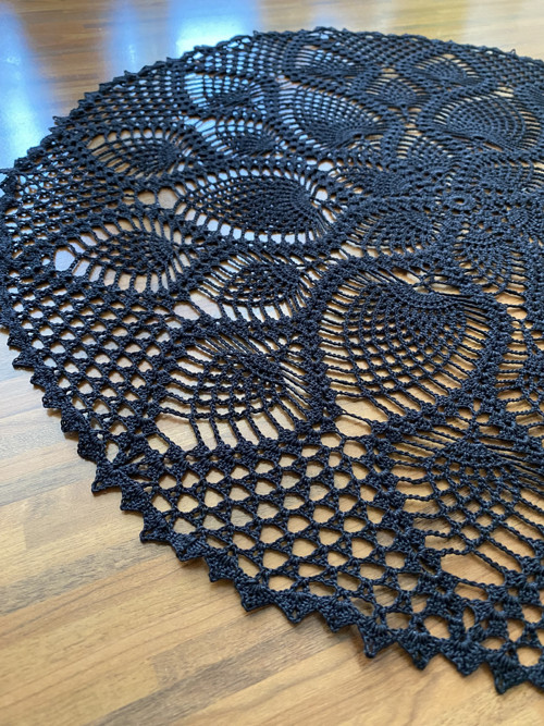 Pavučinka do lapače snů průměr 58 cm černá — foto 3