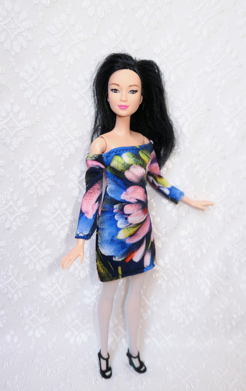 Barbie - šaty s rukávy — foto 2