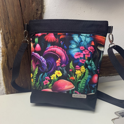 Houby magické- crossbody taška — foto 3