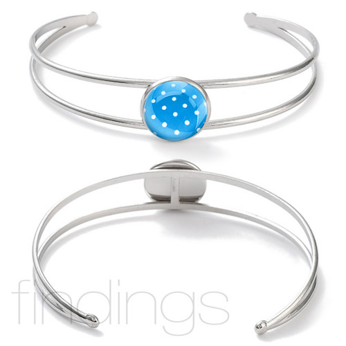 DIY sada OCEL náramek bangle (Lůžko 14mm) — foto 2