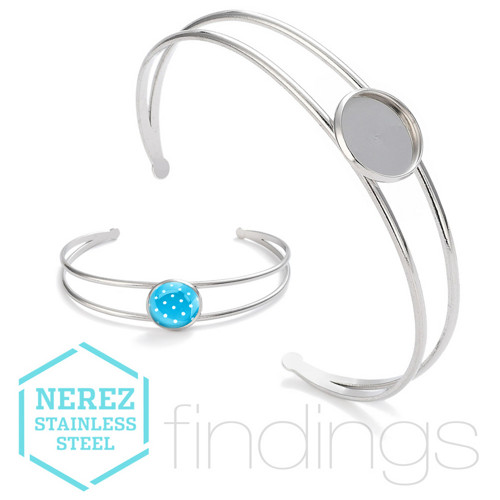 DIY sada OCEL náramek bangle (Lůžko 14mm) — foto 3