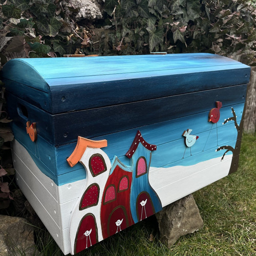 Úložný box na hračky domečky — foto 5