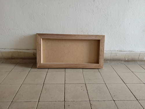 Dřevěný dubový rám 60 x 30cm — foto 3