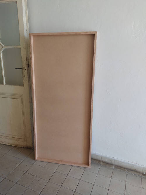 Dřevěný dubový rám 150 x 70cm — foto 2
