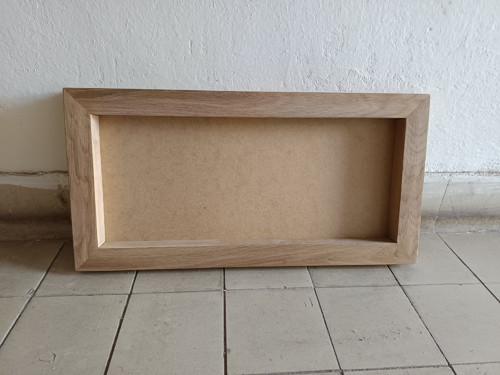 Dřevěný dubový rám 60 x 30cm — foto 2