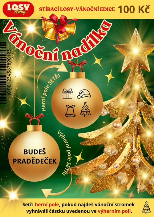 Stírací los " BUDEŠ PRADĚDEČEK" — foto 2