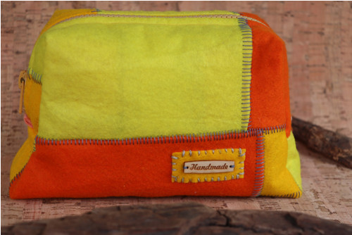 Taštička filcová Summer (patchwork) — foto 4