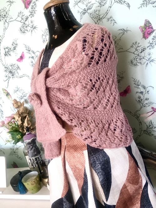 Pléd přehoz powder pink — foto 3