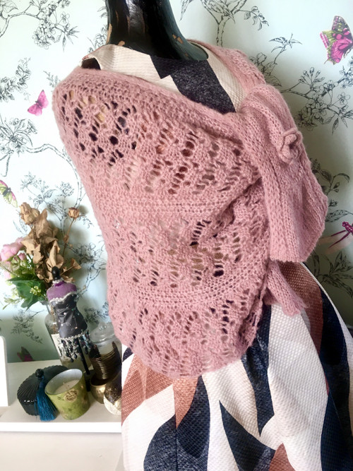 Pléd přehoz powder pink — foto 2