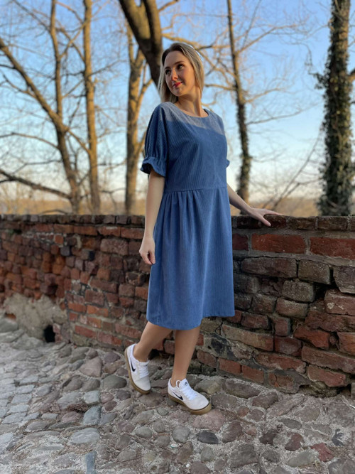 Manšestrové šaty ADRIANA S/M — foto 6