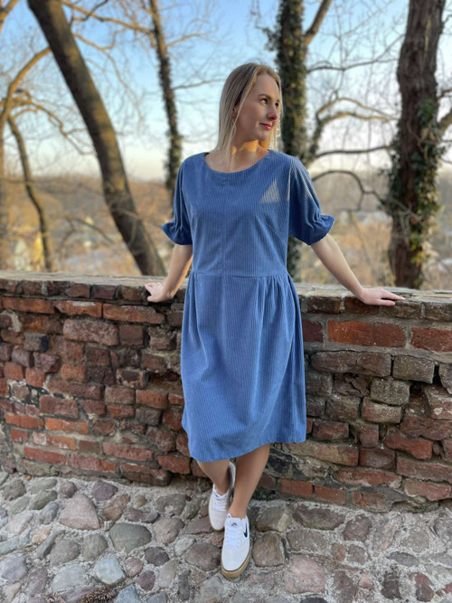 Manšestrové šaty ADRIANA S/M — foto 5
