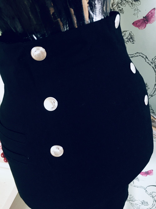 Sukně pencil black chic — foto 4