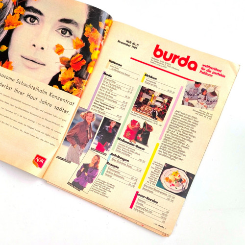BURDA 11/1989 — foto 2