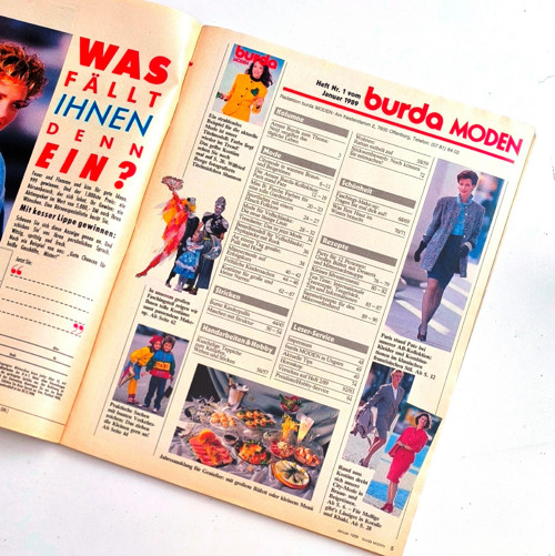 BURDA 1/1989 — foto 2
