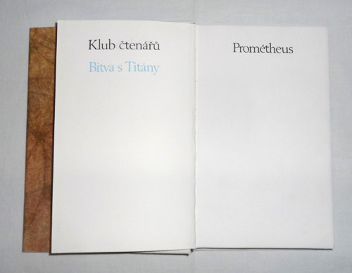 F. Fühmann: Prométheus - bitva s Titány, 1987 — foto 2