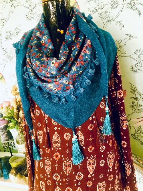Šátek boho hippie gypsy — foto 3
