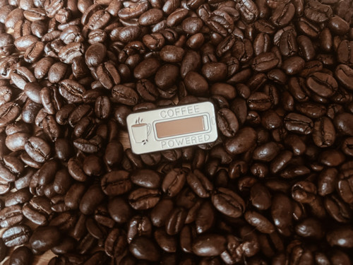Odznáček Coffee Powered — foto 2