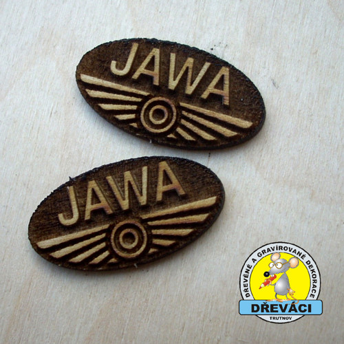 Gravírované logo na přání 3 cm — foto 2
