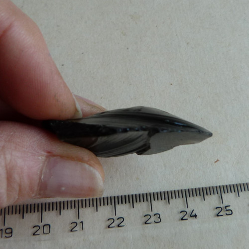 Obsidián kouřový surový - 4,5 cm - Extra! — foto 6