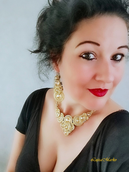 Arleta soutache / sutaš náhrdelník — foto 3