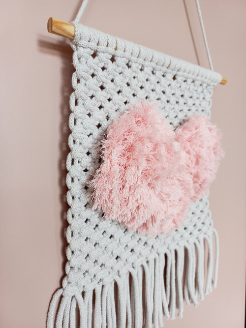 Macramé z velkého srdce — foto 2