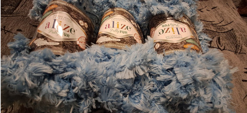 Vlna Alize Puffy Fur — foto 3