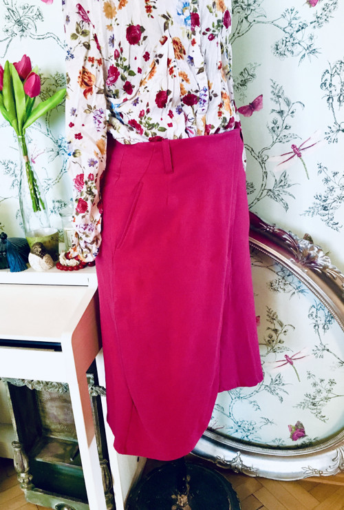 Sukně fuchsia jarní designová — foto 3