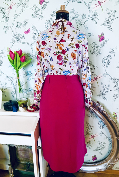 Sukně fuchsia jarní designová — foto 5