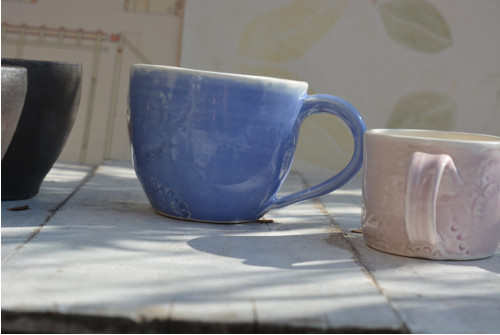 Modrý šálek, porcelán, 220 ml — foto 4