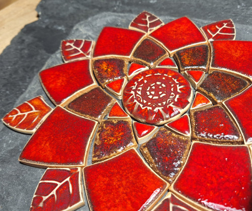 Mandala z keramických komponentů 109 — foto 2