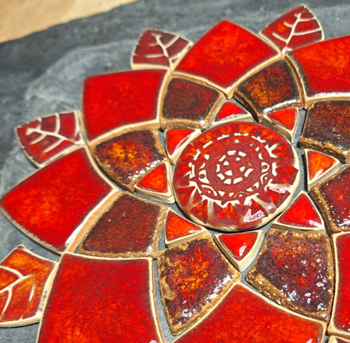 Mandala z keramických komponentů 109 — foto 5