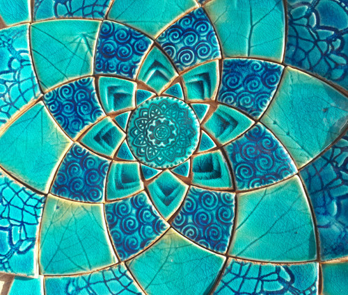 Mandala z keramických komponentů 110 — foto 5