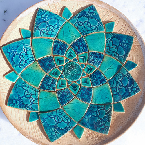Mandala z keramických komponentů 110 — foto 3