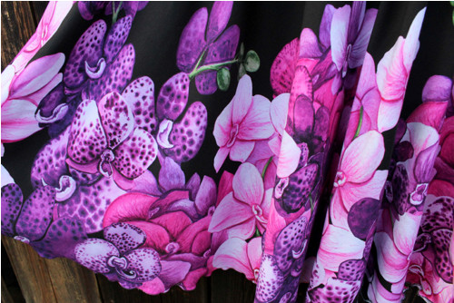Úpletová sukně Orchidej — foto 6
