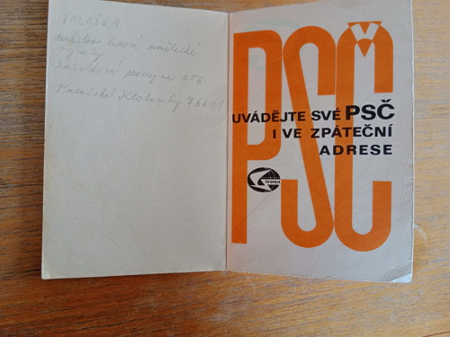 PSČ -Poštovní směrovací čísla 1972 — foto 3
