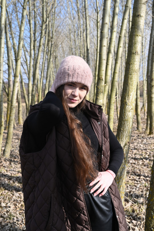 Čepice pudrová růžová — foto 5