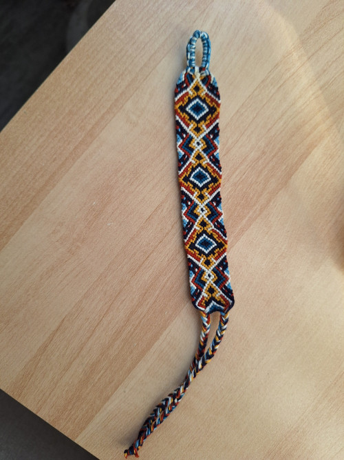 Macramé náramek barevná oka — foto 3