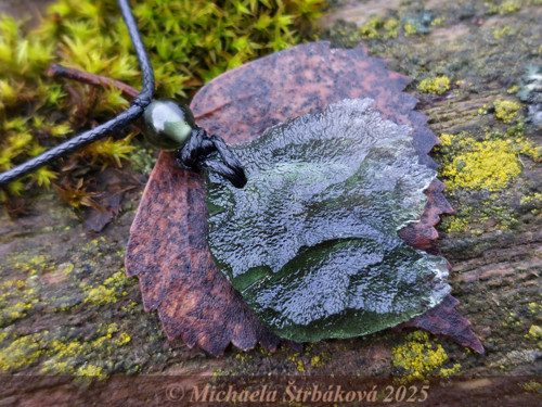 Náhrdelník/amulet s vltavíny UNISEX — foto 4
