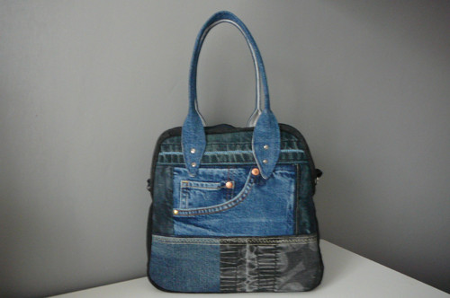 Jeans elegantní kabelka. — foto 4