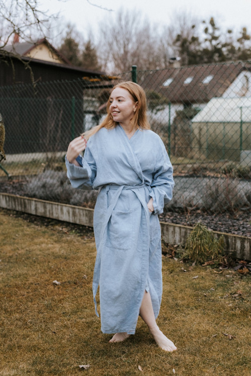 Lněný župan — foto 3
