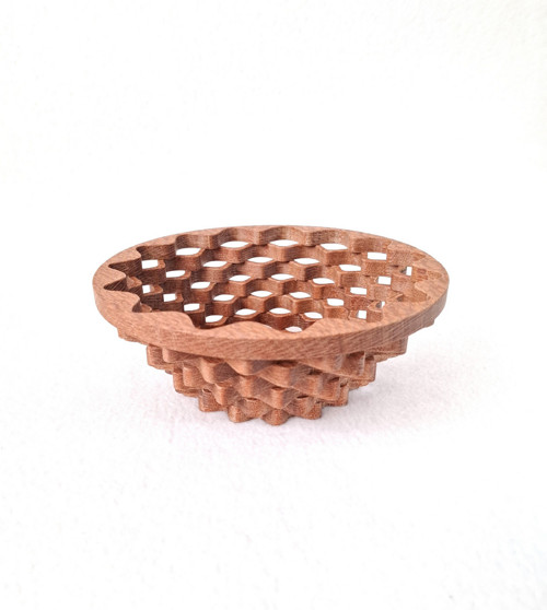 Dřevěný košík - lacewood — foto 2