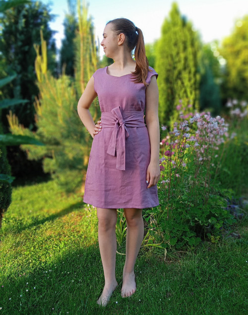 Lněné šaty (více barev) — foto 3