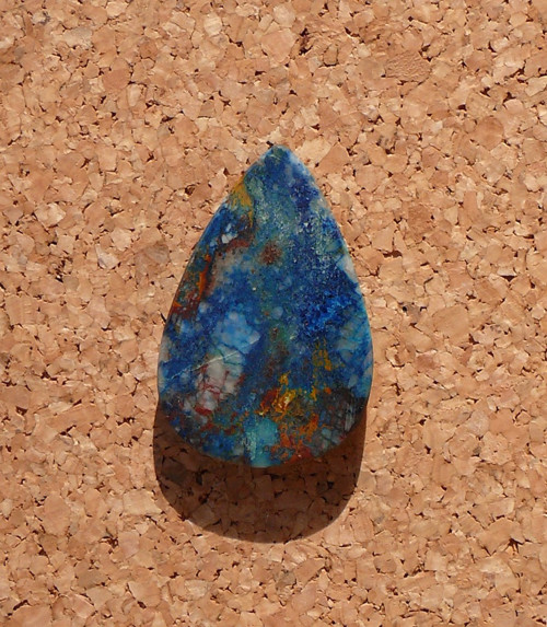 Shattuckite - kabošon — foto 4