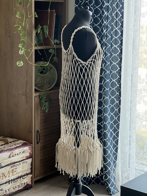 Macramé šaty — foto 3
