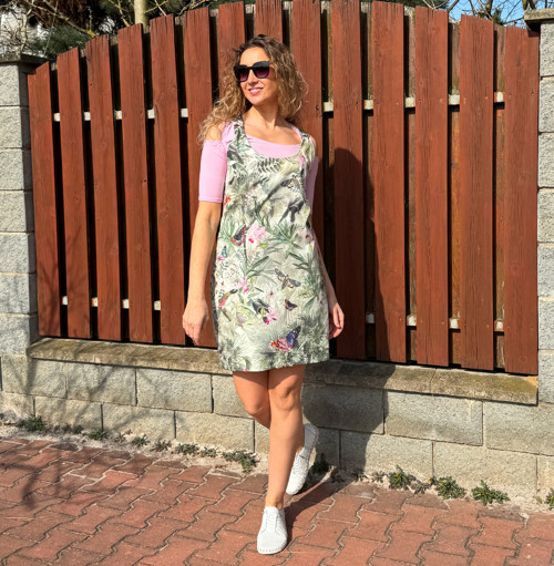 Jarní šatová sukně - krátká — foto 5