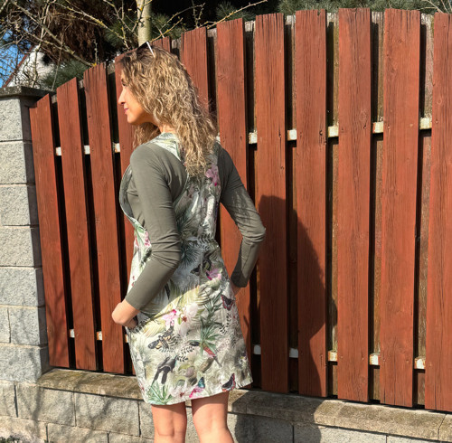 Jarní šatová sukně - krátká — foto 4