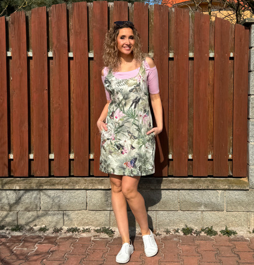 Jarní šatová sukně - krátká — foto 2