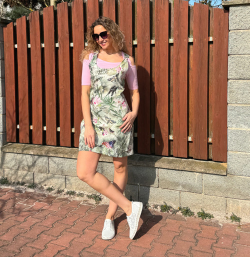 Jarní šatová sukně - krátká — foto 6