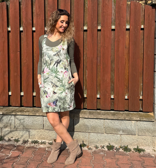 Jarní šatová sukně - krátká — foto 3