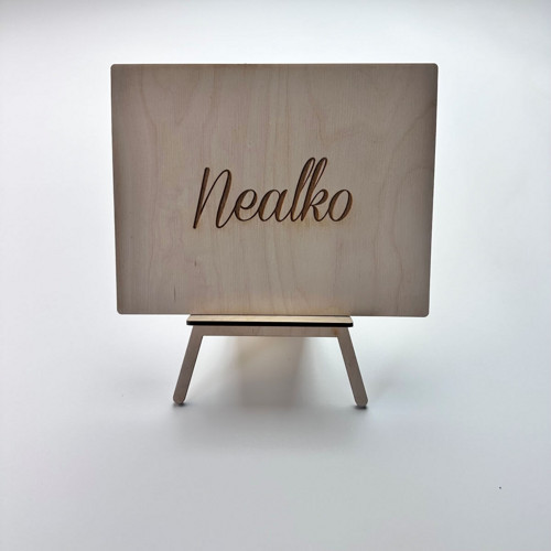 Dřevěná cedulka NEALKO — foto 2